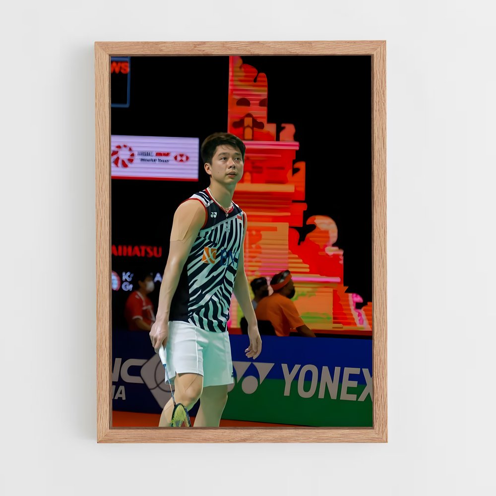 Poster Kevin sanjaya – affiche Badminton (vue 4)